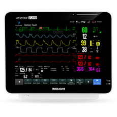 Biolight S12Vet Monitor CO2 - Touch Screen, WiFi, Li-ion Battery,  Printer -  ECG 5 Lead, RES, SP02, NIBP, PR, TEMP and CO2 Sidestream