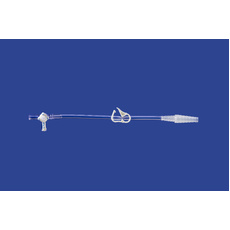Chest Tube Adapter w/ Stopcock - 16Fr x 17cm (7in)