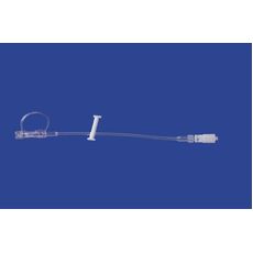 Straight Extension Set with Needle-Free Port, Clamp, Tethered Cap and 360° Spinner - 13Ga x 45cm (18in) - Priming Volume: 4.8ml