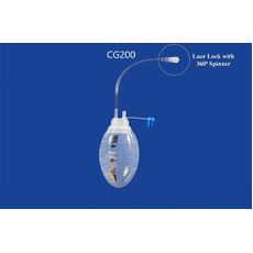 Chest Suction Bulb 200cc with 360deg spinning Luer Lock Adapter