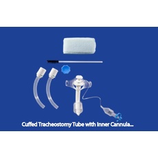 Cuffed Tracheostomy Tube with 5mm ID Cannula x 8.6mm OD - Length 66mm
