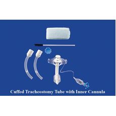 Cuffed Tracheostomy Tube with 6mm ID Cannula x 9.2mm OD - Length 71mm