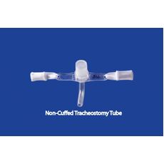 Tracheostomy Tube Non Cuffed with 15mm Spinning Connector 3.5mm ID x 4.8mm OD - Length 40mm