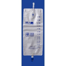 Collection Bag - 1000cc bag with male luer lock and twist drain