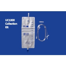1000cc Collection Kit - Closed Sterile System including collection bag, 72" (180cm) lightweight collection line with needle free injection/sampling po